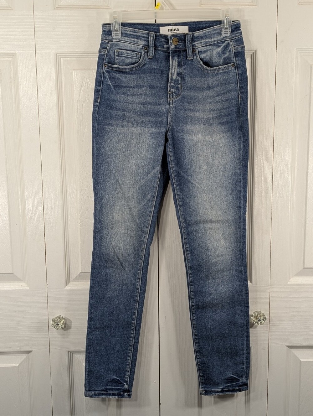 Mica Denim: Mataro High Rise Ankle Skinny - Size 25
